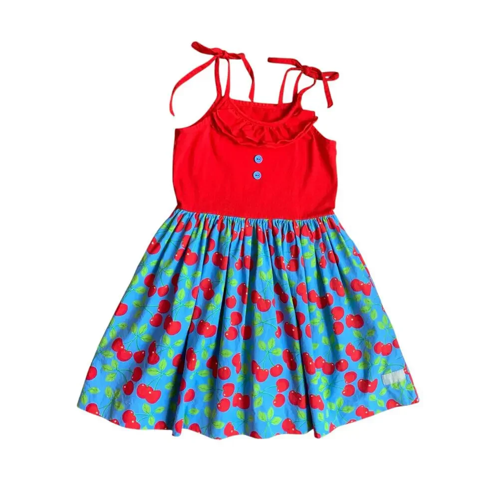 Eleanor Rose Cherry Judy Dress 7/8 years
